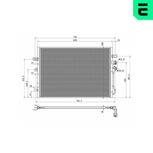 ERA Kondensator, Klimaanlage 667427