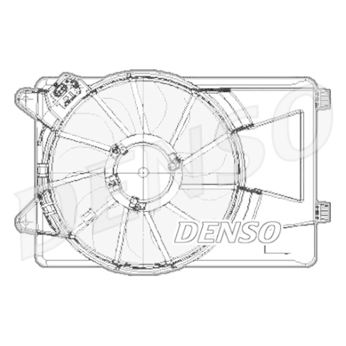 DENSO Lüfter, Motorkühlung DER09301