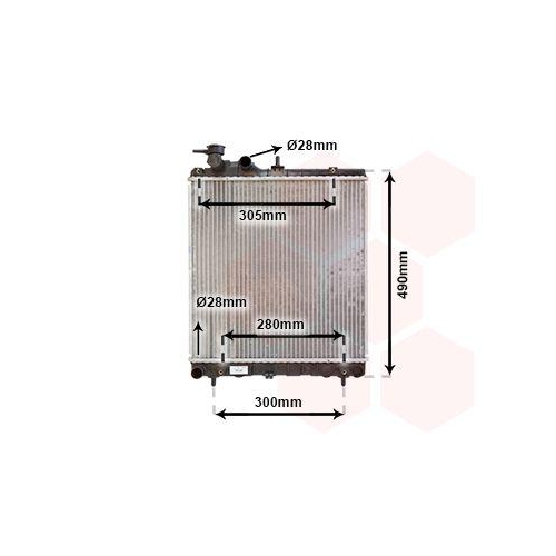 VAN WEZEL K&uuml;hler, Motork&uuml;hlung 82002192