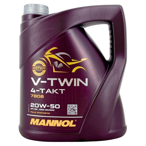 Motor&ouml;l Motoren&ouml;l Mannol V-Twin 4-Takt 20W-50 4 Liter Kanister MN7808-4