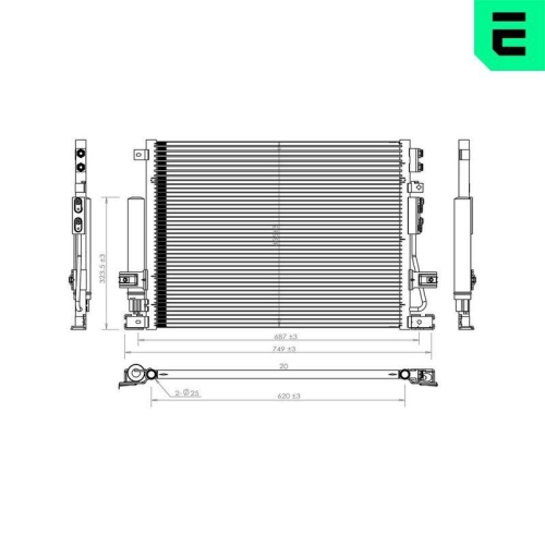 ERA Kondensator, Klimaanlage 667428