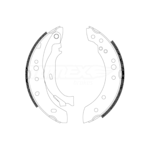 TOMEX Brakes Bremsbackensatz TX 21-27