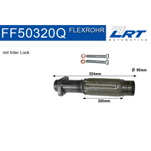 LRT Reparaturrohr, Katalysator FF50320Q