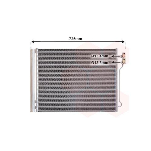 VAN WEZEL Kondensator, Klimaanlage 06005435