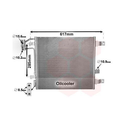 VAN WEZEL Kondensator, Klimaanlage 21005057
