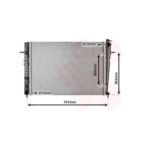 VAN WEZEL K&uuml;hler, Motork&uuml;hlung 82002204
