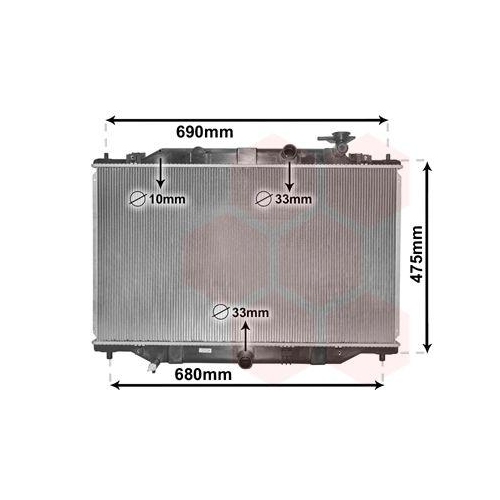 VAN WEZEL K&uuml;hler, Motork&uuml;hlung 27002272