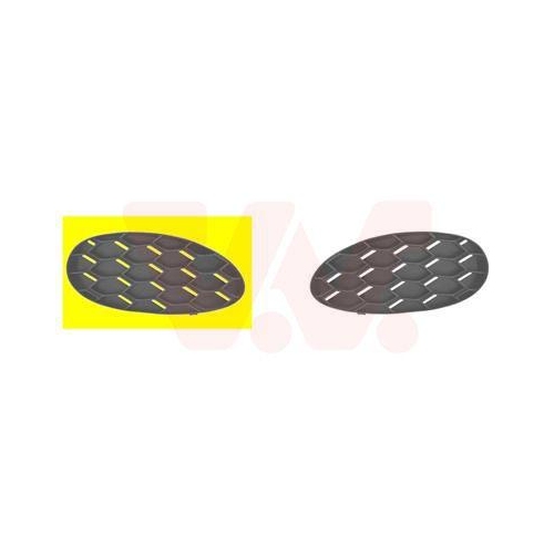 VAN WEZEL L&uuml;ftungsgitter, Sto&szlig;f&auml;nger ** Equipart ** 5404592