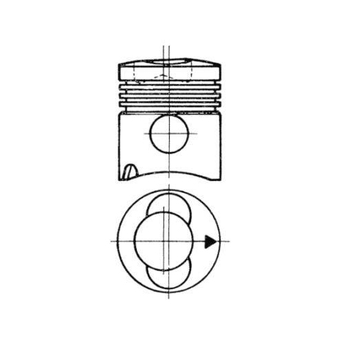 KOLBENSCHMIDT Kolben 93315600