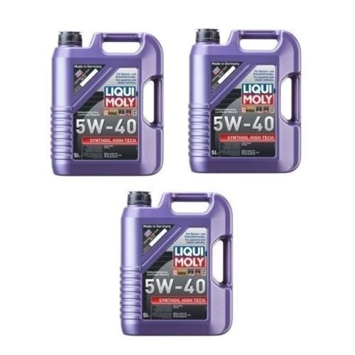 Liqui Moly Synthoil High Tech, 5W-40 Motoröl, 15-Liter 3 Kanister, Art.Nr. 1307