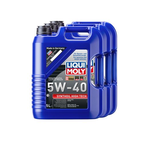 Liqui Moly Synthoil High Tech, 5W-40 Motor&ouml;l, 15-Liter 3 Kanister, Art.Nr. 1307