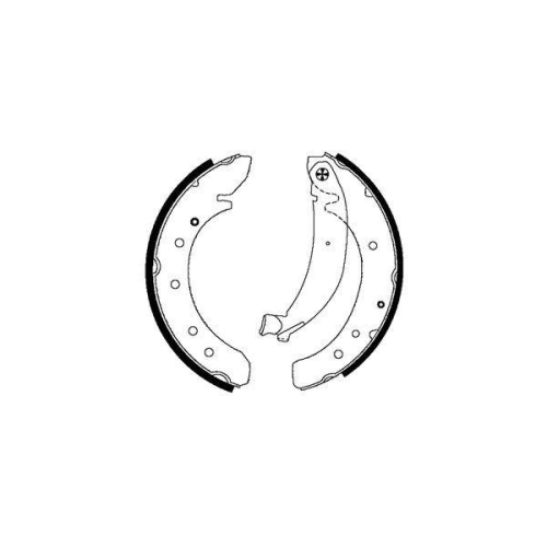 TEXTAR Bremsbackensatz 91049600