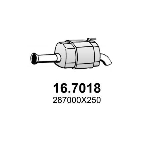 ASSO Endschalld&auml;mpfer 16.7018