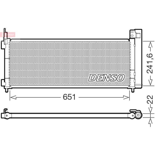 DENSO Kondensator, Klimaanlage