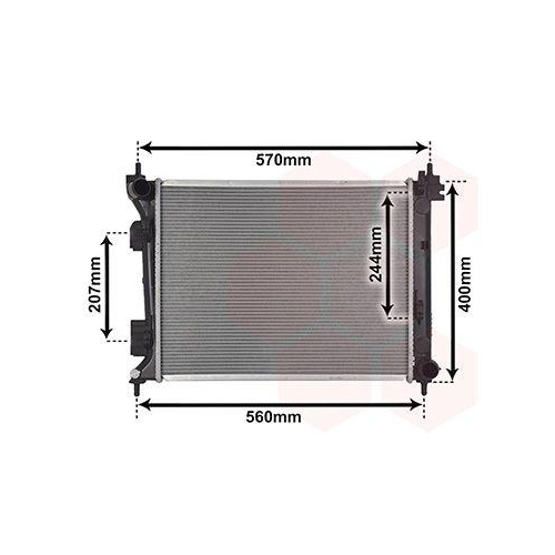 VAN WEZEL K&uuml;hler, Motork&uuml;hlung 82002274