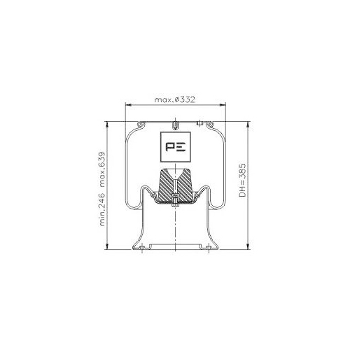 PE Automotive Federbalg, Luftfederung 084.182-71A