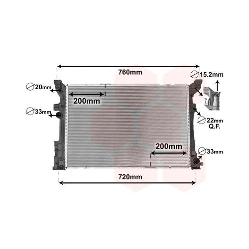 VAN WEZEL K&uuml;hler, Motork&uuml;hlung 30002654
