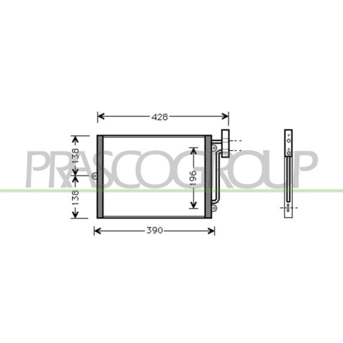 PRASCO Kondensator, Klimaanlage PrascoSelection PR620C001
