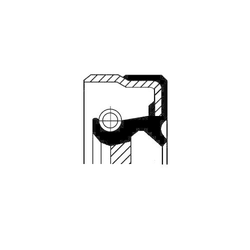 CORTECO Wellendichtring, Verteilergetriebe 49364403