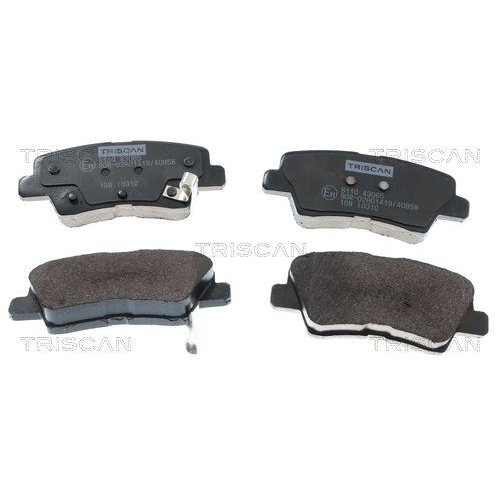 TRISCAN Bremsbelagsatz, Scheibenbremse 8110 43065