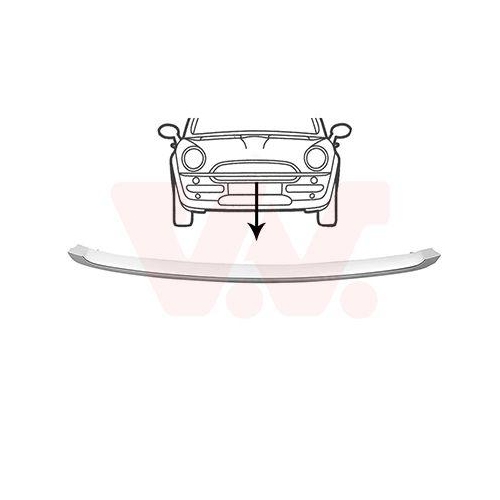 VAN WEZEL Zier-/Schutzleiste, Sto&szlig;f&auml;nger ** Equipart ** 0506580