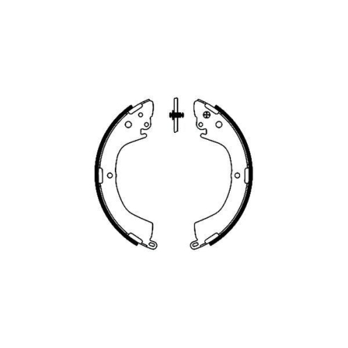 TEXTAR Bremsbackensatz 91050600