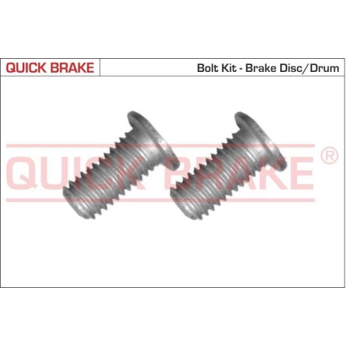 QUICK BRAKE Schraubensatz, Bremsscheibe 11672K