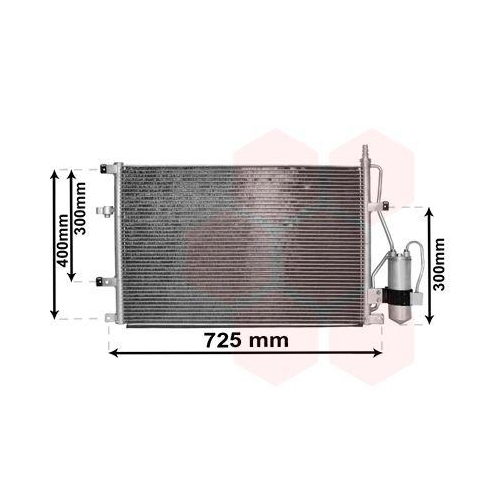 VAN WEZEL Kondensator, Klimaanlage 59015107