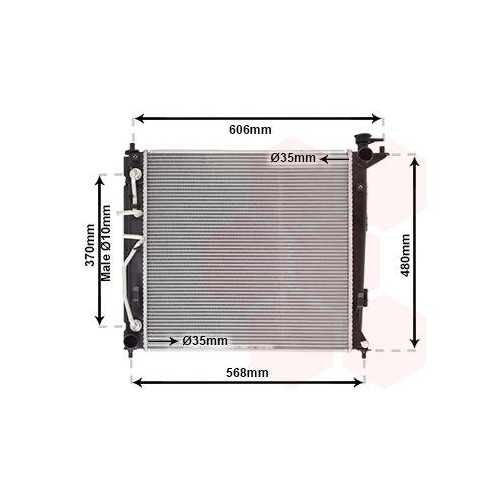 VAN WEZEL K&uuml;hler, Motork&uuml;hlung 82002282