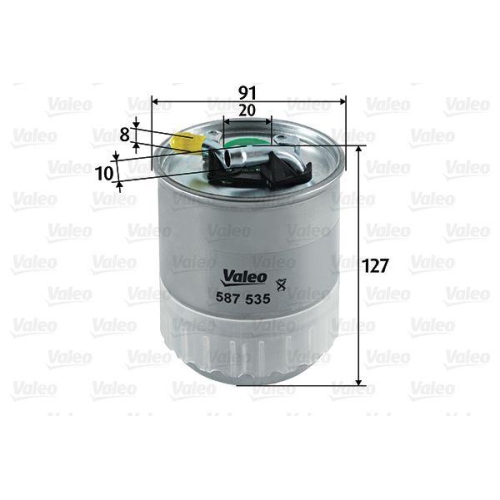 VALEO Kraftstofffilter 587535