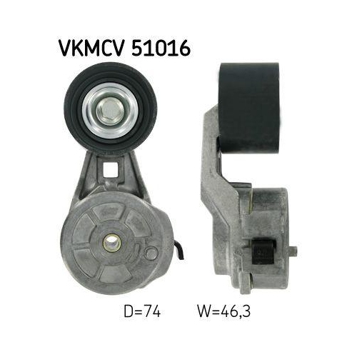 SKF Riemenspanner, Keilrippenriemen VKMCV 51016