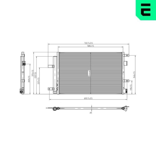 ERA Kondensator, Klimaanlage 667433