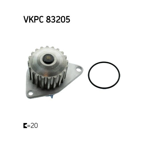 SKF Wasserpumpe, Motork&uuml;hlung VKPC 83205