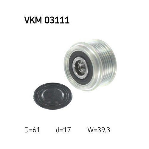 SKF Generatorfreilauf VKM 03111