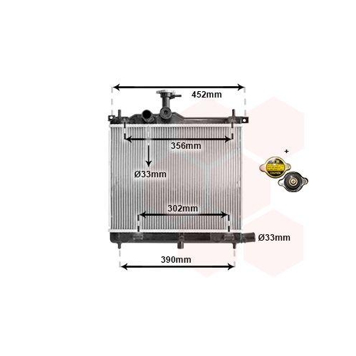 VAN WEZEL K&uuml;hler, Motork&uuml;hlung *** IR PLUS *** 82002290