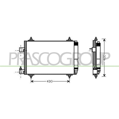 PRASCO Kondensator, Klimaanlage PrascoSelection CI522C002