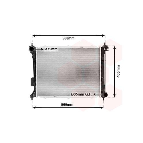 VAN WEZEL K&uuml;hler, Motork&uuml;hlung 82002309