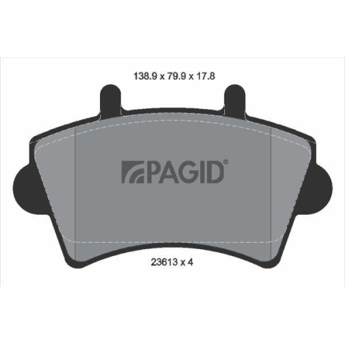 PAGID Bremsbelagsatz, Scheibenbremse T1310N
