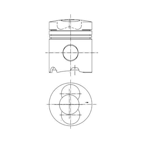 KOLBENSCHMIDT Kolben 99343600