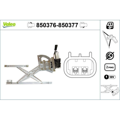 VALEO Fensterheber 850376