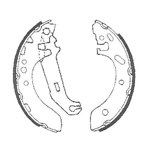 TEXTAR Bremsbackensatz 91051500