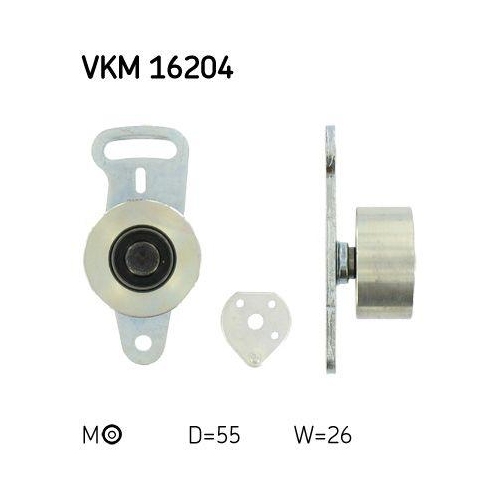 SKF Spannrolle, Zahnriemen VKM 16204