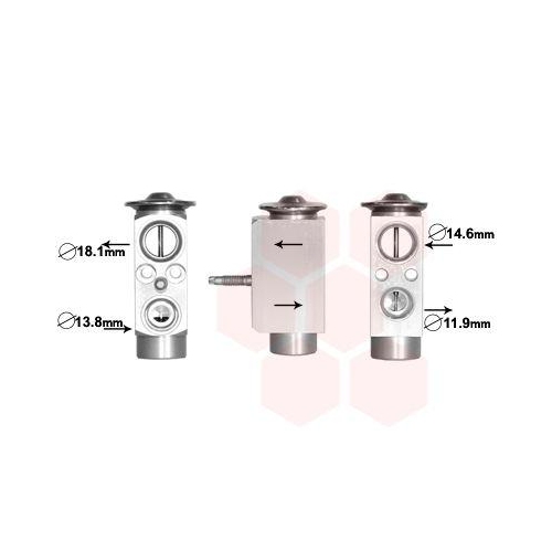 VAN WEZEL Expansionsventil, Klimaanlage 18001492