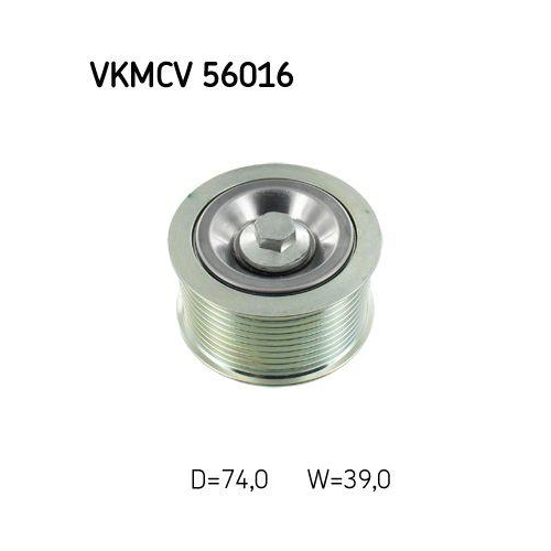 SKF Umlenk-/F&uuml;hrungsrolle, Keilrippenriemen VKMCV 56016