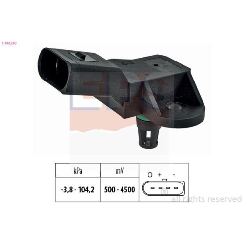 EPS Drucksensor, Bremskraftverst&auml;rker Made in Italy - OE Equivalent 1.993.280