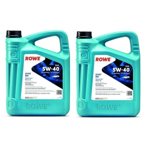 Motoröl ROWE Öl SYNT RSi 5W-40 5W40 MB 229.3/226.5 VW 502.00/505.00 10 Liter