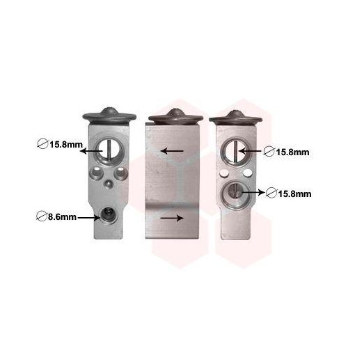 VAN WEZEL Expansionsventil, Klimaanlage 27001257