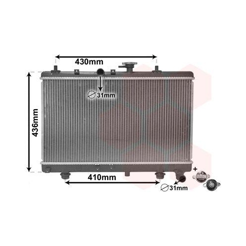 VAN WEZEL K&uuml;hler, Motork&uuml;hlung *** IR PLUS *** 83002054