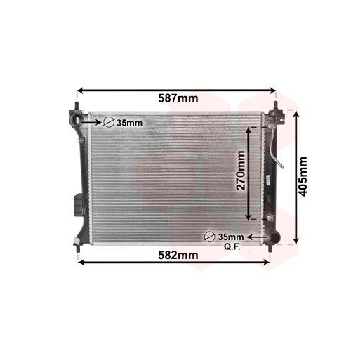 VAN WEZEL K&uuml;hler, Motork&uuml;hlung 82002428