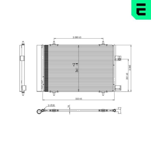 ERA Kondensator, Klimaanlage 667440